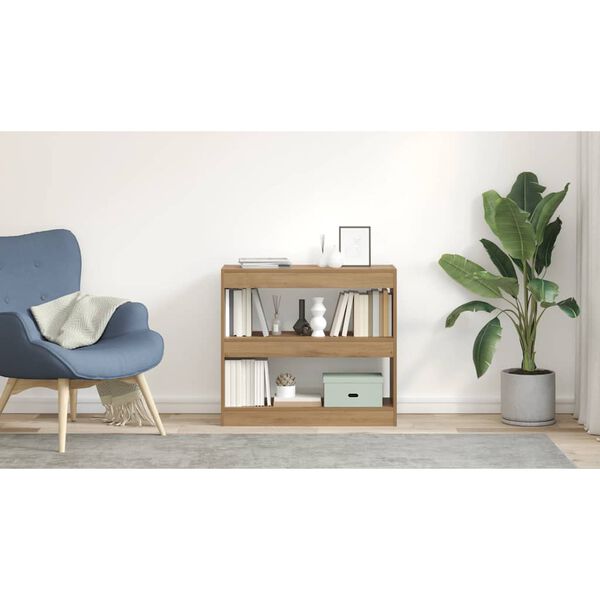 vidaXL Book Cabinet Artisan Oak Engineered wood Medium Book Cabinet