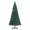 vidaXL Artificial Pre-lit Christmas Tree with Ball Set Green 196.85 in