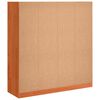 vidaXL Book Cabinet Wax Brown 40.94 x 12.99 x 43.31 in Solid Pine Wood