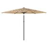 vidaXL Garden Parasol Brown