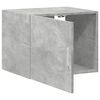 vidaXL Wall Cabinet Concrete grey Engineered wood