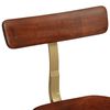 vidaXL Bar Stool Set of 2 Brown Solid mango wood, Iron Medium Footrest