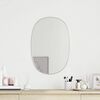 vidaXL Wall Mirror Silver Glass 19.7 x 13.8 in Wall mounting