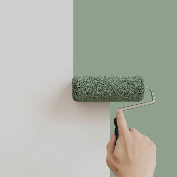 vidaXL Wall Paint Green 6.50 x 6.50 x 6.26 in Wall Print