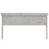 vidaXL Coffee Table Concrete grey Engineered wood Medium
