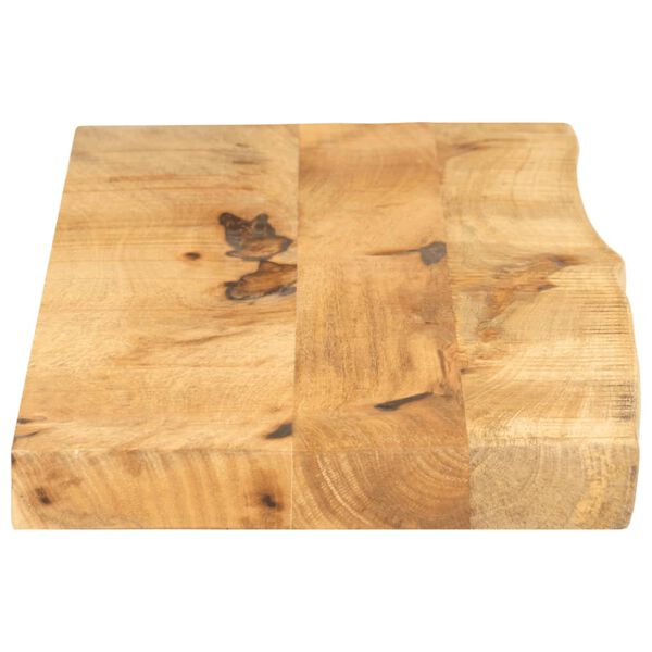 vidaXL Table Top Natural Wood Solid rough mango wood Medium Durable