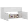 vidaXL Sink Cabinet With Basin High gloss white Engineered Wood
