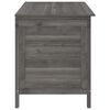 vidaXL Garden Storage Box Anthracite Solid fir wood Medium