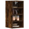 vidaXL Hanging Cabinet Smoked Oak Engineered wood 11.8x11.6x23.6 in