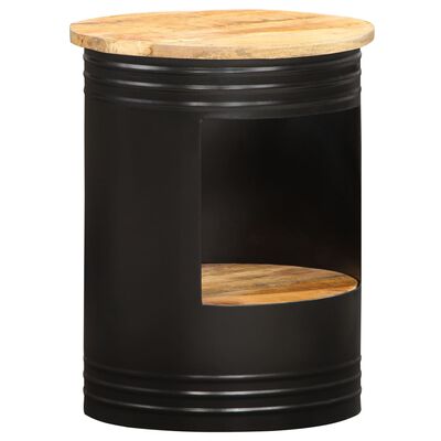 vidaXL Coffee Table 16.9"x21.7" Solid Mango Wood