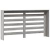 vidaXL Radiator Cover Grey Sonoma 58.7x7.9x32.3" Engineered Wood