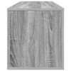 vidaXL Wall Shoe Cabinet Grey Sonoma Engineered wood Medium