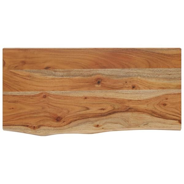 vidaXL Wall Shelf Natural Solid Acacia wood 23.6x11.8 in Durable