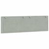 vidaXL Headboard Cushion Light grey Velvet, Foam 60 in wide