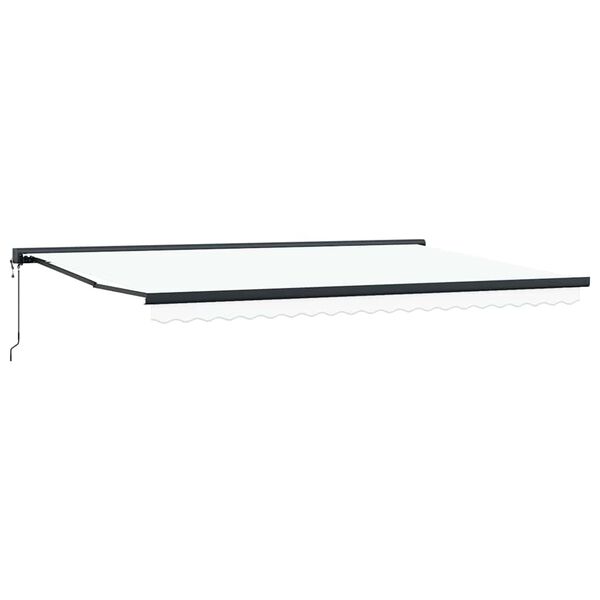 vidaXL Awning White 350 x 250 x 165 cm Polyester and Aluminium