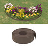 vidaXL Garden Edgings 5 pcs Brown 32.8' 5.9" Polyethylene