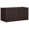 vidaXL Cushion Box Brown Polypropylene Large Cushion Box Rectangular