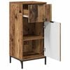 vidaXL Bathroom Furniture Set 3 pcs Old Wood Engineered Wood and Metal