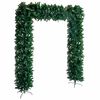 vidaXL Christmas Tree Arch Green PVC, Plastic, Steel Large