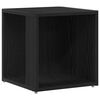 vidaXL Corner Shelves Black Oak 12.99 x 12.99 x 13.58 in