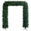 vidaXL Christmas Tree Arch with LEDs&Ball Set Green 94.5"