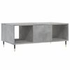 vidaXL Coffee Table Concrete Grey Engineered wood, Metal Small