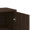 vidaXL Sideboard Brown Oak Engineered Wood Medium Storage Sideboard