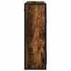 vidaXL Bathroom Mirror Cabinet Smoked Oak Engineered wood, metal