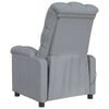 vidaXL Massage Chair Light grey Fabric (100% polyester) Standard