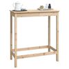 vidaXL Bar Table Wood Solid pine wood 39.4 x 19.7 x 43.3 in Durable