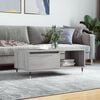vidaXL Coffee Table Grey Sonoma Engineered wood, metal Medium