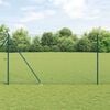 vidaXL Fence Post Green 82.02 x 5.25 ft (2.36 x 2.36 in mesh)
