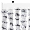 vidaXL Fly Curtain Light Grey and Dark Grey 35.4x78.7" Chenille