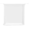 vidaXL Hanging Mosquito Net 156 Mesh White 86.6x47.2x59.1"