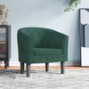 vidaXL Tub Chair Dark Green Velvet