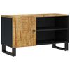 vidaXL TV Cabinet Mango Wood Natural Finish Solid Mango Wood Medium