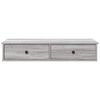 vidaXL Wall Shelf Gray Sonoma Engineered wood Medium Wall Shelf