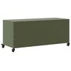 vidaXL TV Cabinet Olive Green Cold-rolled Steel 39.4 in TV Cabinet