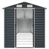 vidaXL Garden Shed Anthracite Galvanized Steel Large Garden Shed