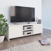 vidaXL TV Stand White 47.2"x11.8"x14.8" Engineered Wood