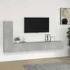 vidaXL TV Cabinet Set Set of 3 Concrete Grey Engineered Wood