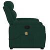 vidaXL Stand Up Massage Recliner Chair Dark Green