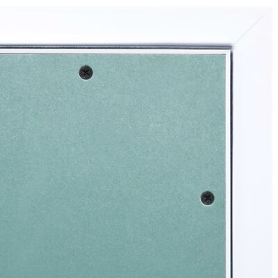 vidaXL Access Panel with Aluminum Frame and Plasterboard 23.6"x23.6"