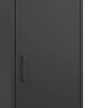 vidaXL Highboard Black Steel Tall Highboard Rectangular Industrial