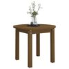 vidaXL Coffee Table Honey Brown Solid Pine Wood Medium Simple