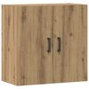 vidaXL Wall Cabinet Artisan oak Engineered wood Medium Wall mounting