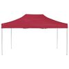 vidaXL Party Tent Wine Red Oxford fabric with PVC coating 15ft x 10ft