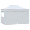 vidaXL Party Tent White 600D Oxford fabric with PVC coating 10x13 ft