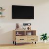 vidaXL TV Cabinet Sonoma Oak Engineered Wood TV Cabinet Rectangular