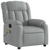 vidaXL Electric Massage Recliner Chair Light gray